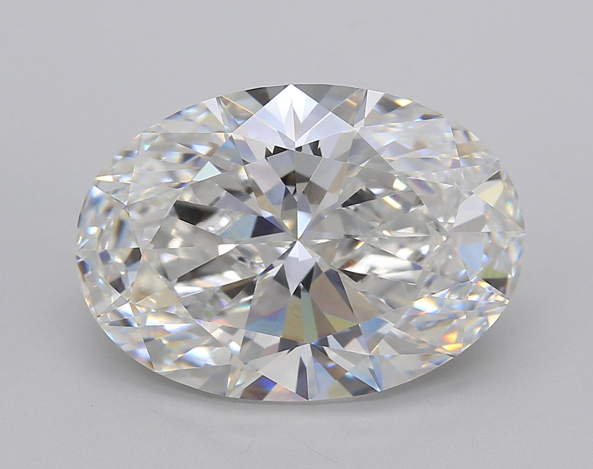 8.02 Carat Oval Shaped, Excellent Cut, E Color, VVS2 Clarity, IGI Certified Lab Grown Diamond