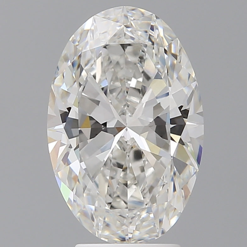4.10 Carat Oval Shaped, Ideal Cut, E Color, VVS2 Clarity, IGI Certified Lab Grown Diamond
