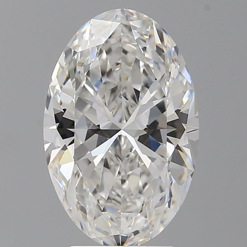4.10 Carat Oval Shaped, Ideal Cut, E Color, VVS2 Clarity, IGI Certified Lab Grown Diamond