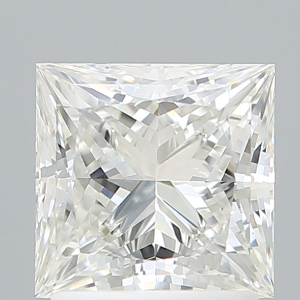 1.74 Carat Princess Shaped, Ideal Cut, E Color, VVS2 Clarity, IGI Certified Lab Grown Diamond