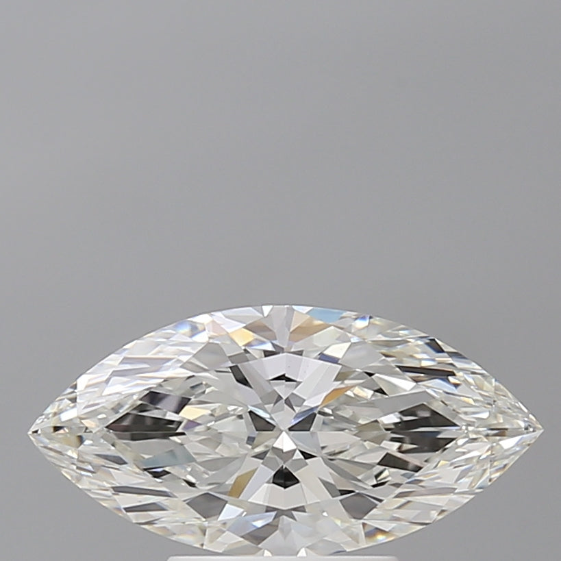 2.08 Carat Marquise Shaped, Ideal Cut, F Color, VVS2 Clarity, IGI Certified Lab Grown Diamond