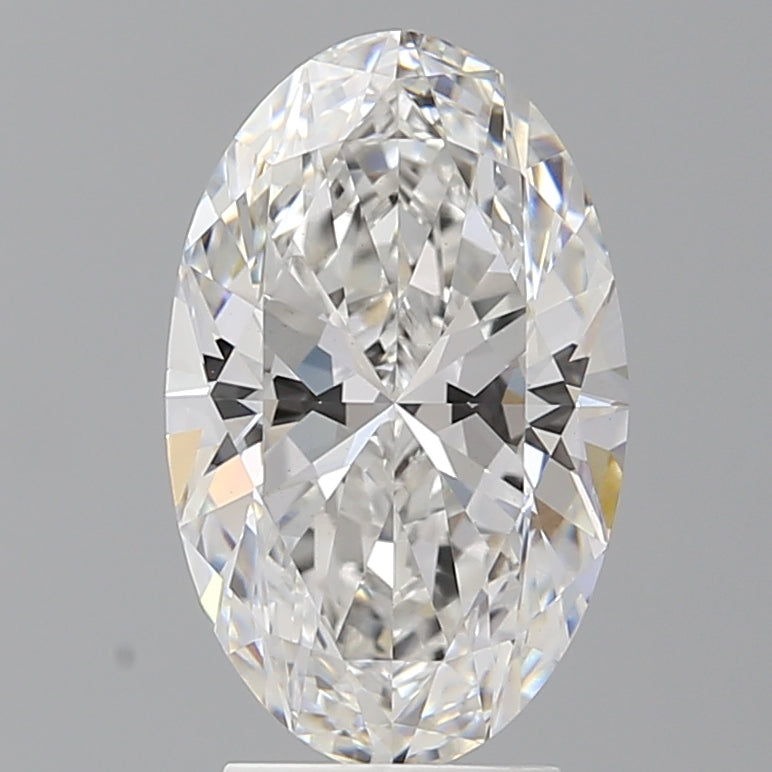 3.53 Carat Oval Shaped, Ideal Cut, E Color, VVS2 Clarity, IGI Certified Lab Grown Diamond