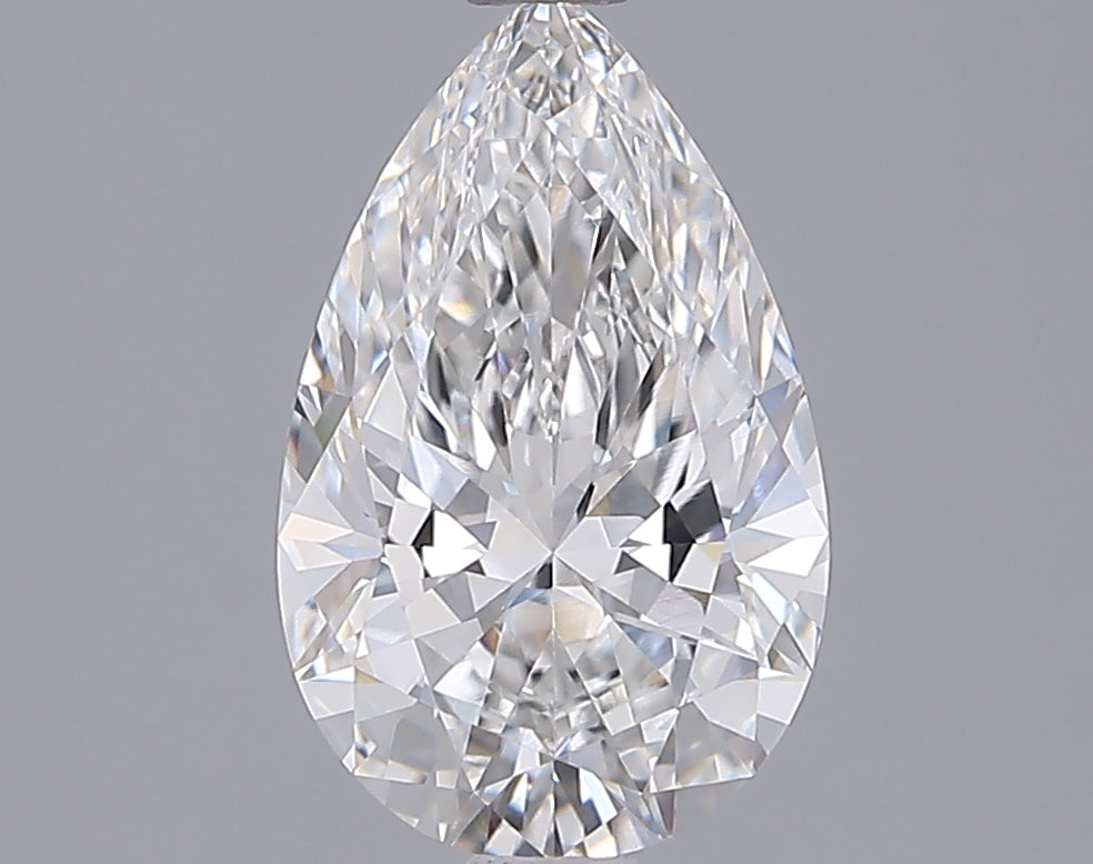 2.06 Carat Pear Shaped, Ideal Cut, E Color, VVS2 Clarity, IGI Certified Lab Grown Diamond