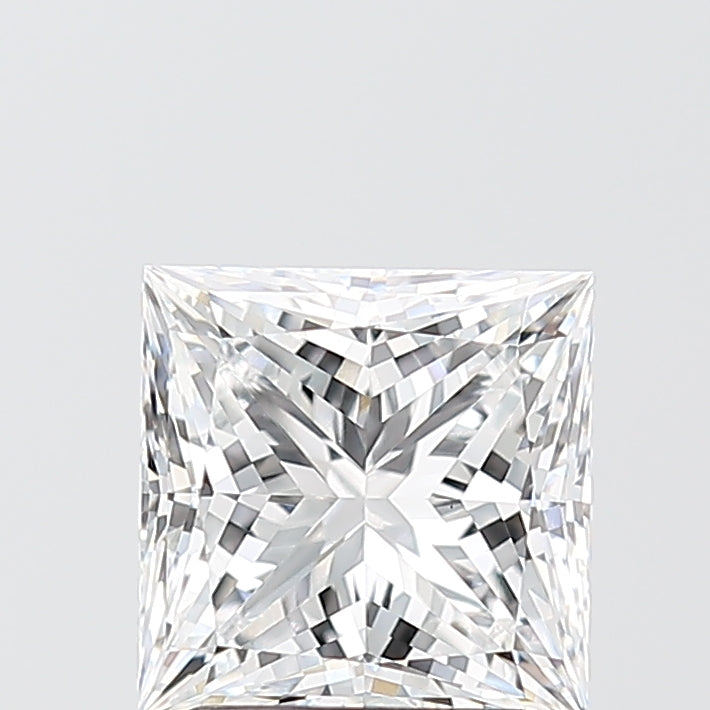 2.02 Carat Princess Shaped, Excellent Cut, D Color, VS1 Clarity, IGI Certified Lab Grown Diamond