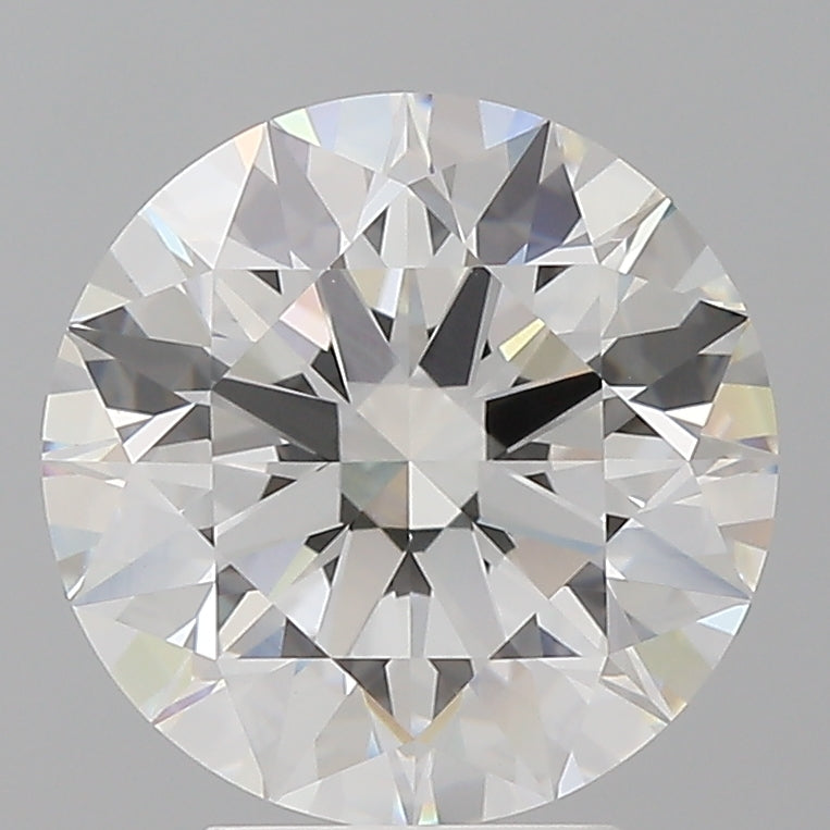 4.09 Carat Round Shaped, Ideal Cut, E Color, VVS2 Clarity, IGI Certified Lab Grown Diamond