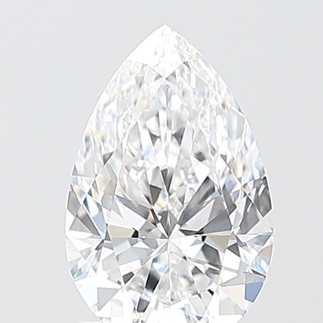 1.52 Carat Pear Shaped, Ideal Cut, D Color, VVS2 Clarity, IGI Certified Lab Grown Diamond