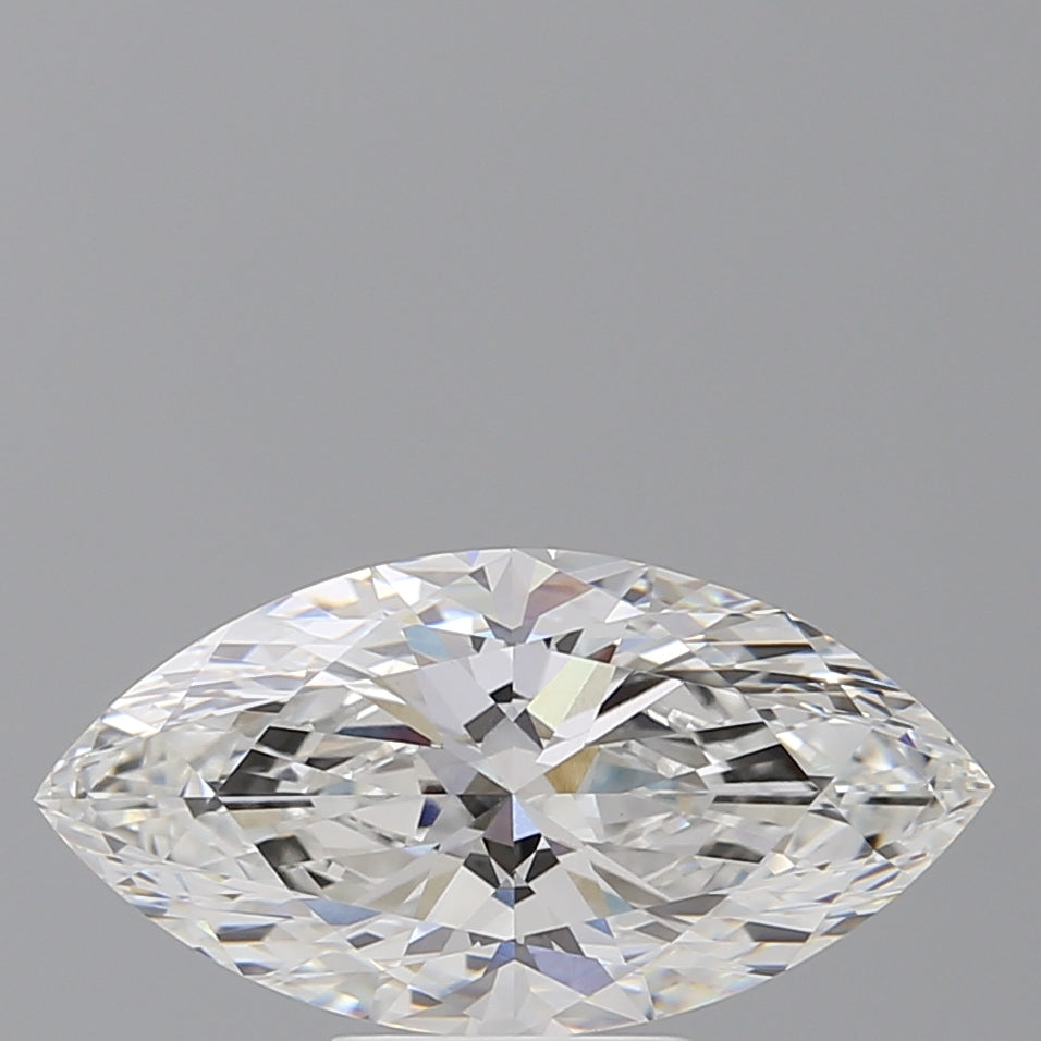 3.53 Carat Marquise Shaped, Ideal Cut, F Color, VVS2 Clarity, IGI Certified Lab Grown Diamond