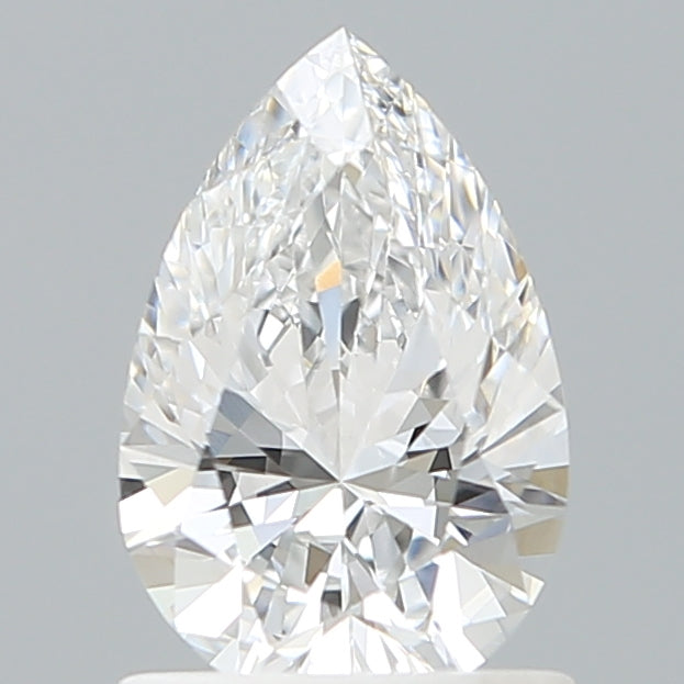 1.05 Carat Pear Shaped, Ideal Cut, E Color, VVS1 Clarity, IGI Certified Lab Grown Diamond