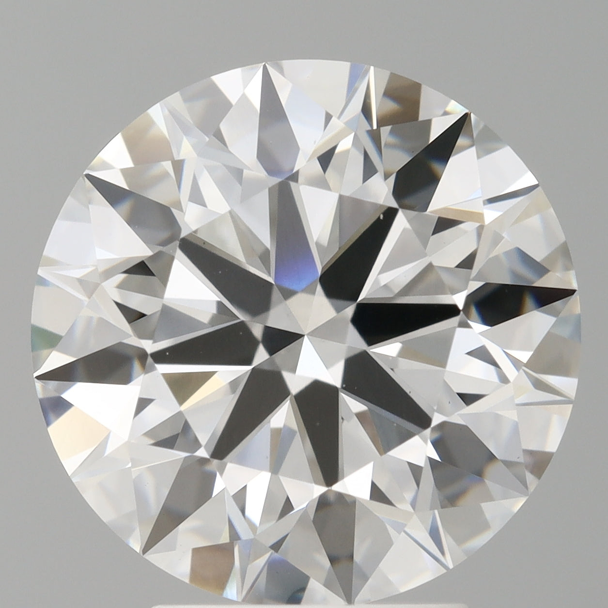 4.10 Carat Round Shaped, Ideal Cut, F Color, VVS2 Clarity, IGI Certified Lab Grown Diamond