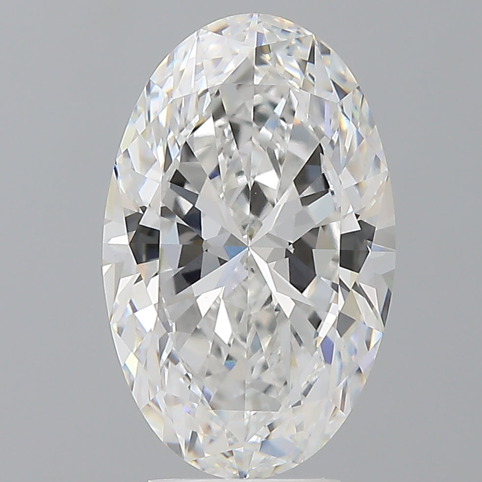 4.55 Carat Oval Shaped, Ideal Cut, E Color, VVS2 Clarity, IGI Certified Lab Grown Diamond