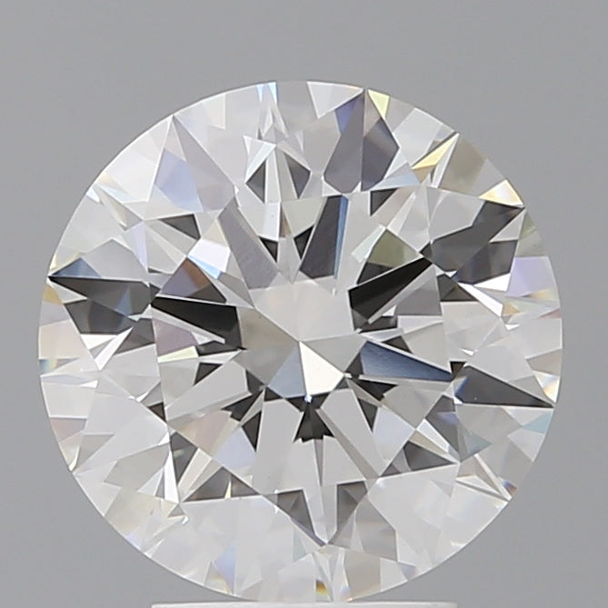 4.05 Carat Round Shaped, Ideal Cut, F Color, VVS2 Clarity, IGI Certified Lab Grown Diamond