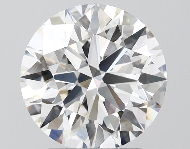 2.49 Carat Round Shaped, Ideal Cut, F Color, VS1 Clarity, IGI Certified Lab Grown Diamond