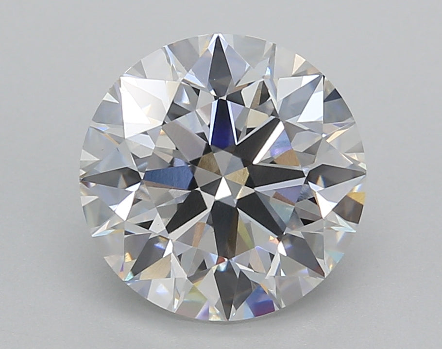 3.02 Carat Round Shaped, Excellent Cut, D Color, VVS2 Clarity, IGI Certified Lab Grown Diamond