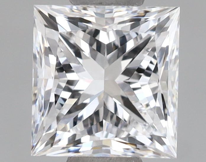 1.12 Carat Princess Shaped, Very Good Cut, D Color, VVS1 Clarity, IGI Certified Lab Grown Diamond