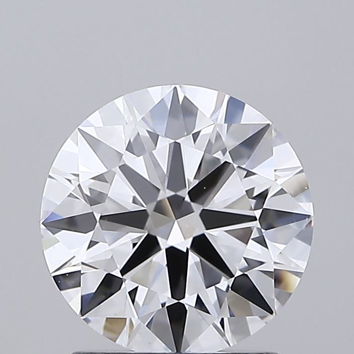 1.57 Carat Round Shaped, Ideal Cut, D Color, VVS2 Clarity, IGI Certified Lab Grown Diamond