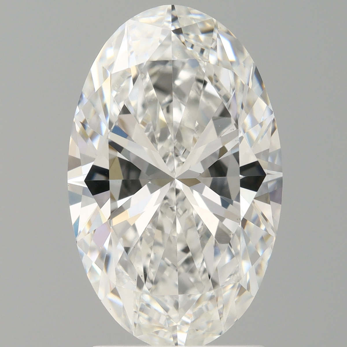2.52 Carat Oval Shaped, Ideal Cut, F Color, VVS2 Clarity, IGI Certified Lab Grown Diamond