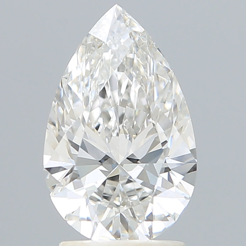 1.74 Carat Pear Shaped, Ideal Cut, F Color, VS1 Clarity, IGI Certified Lab Grown Diamond