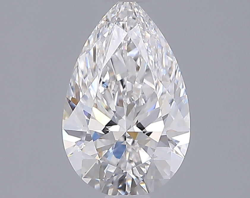 1.34 Carat Pear Shaped, Ideal Cut, D Color, VVS2 Clarity, IGI Certified Lab Grown Diamond