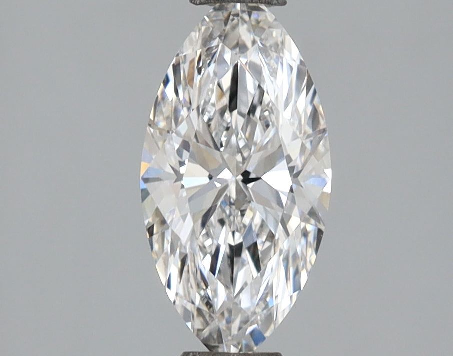 1.07 Carat Marquise Shaped, Ideal Cut, D Color, VVS2 Clarity, IGI Certified Lab Grown Diamond