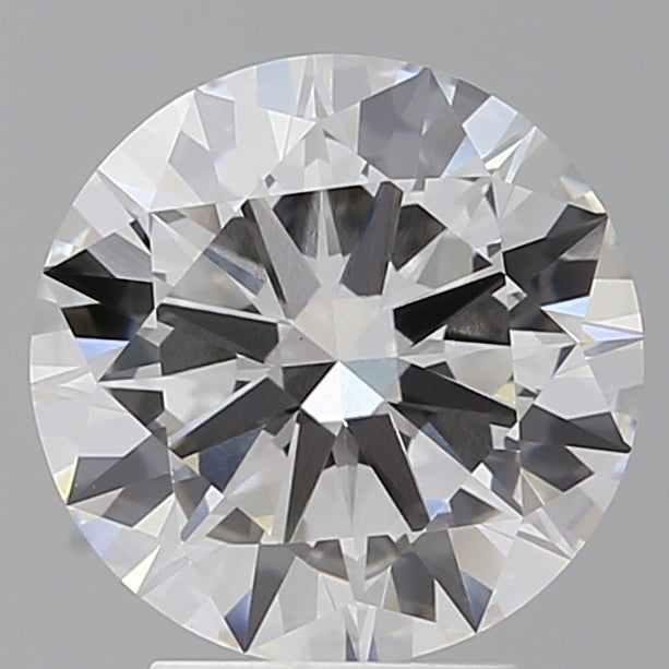 3.55 Carat Round Shaped, Excellent Cut, F Color, VVS2 Clarity, IGI Certified Lab Grown Diamond