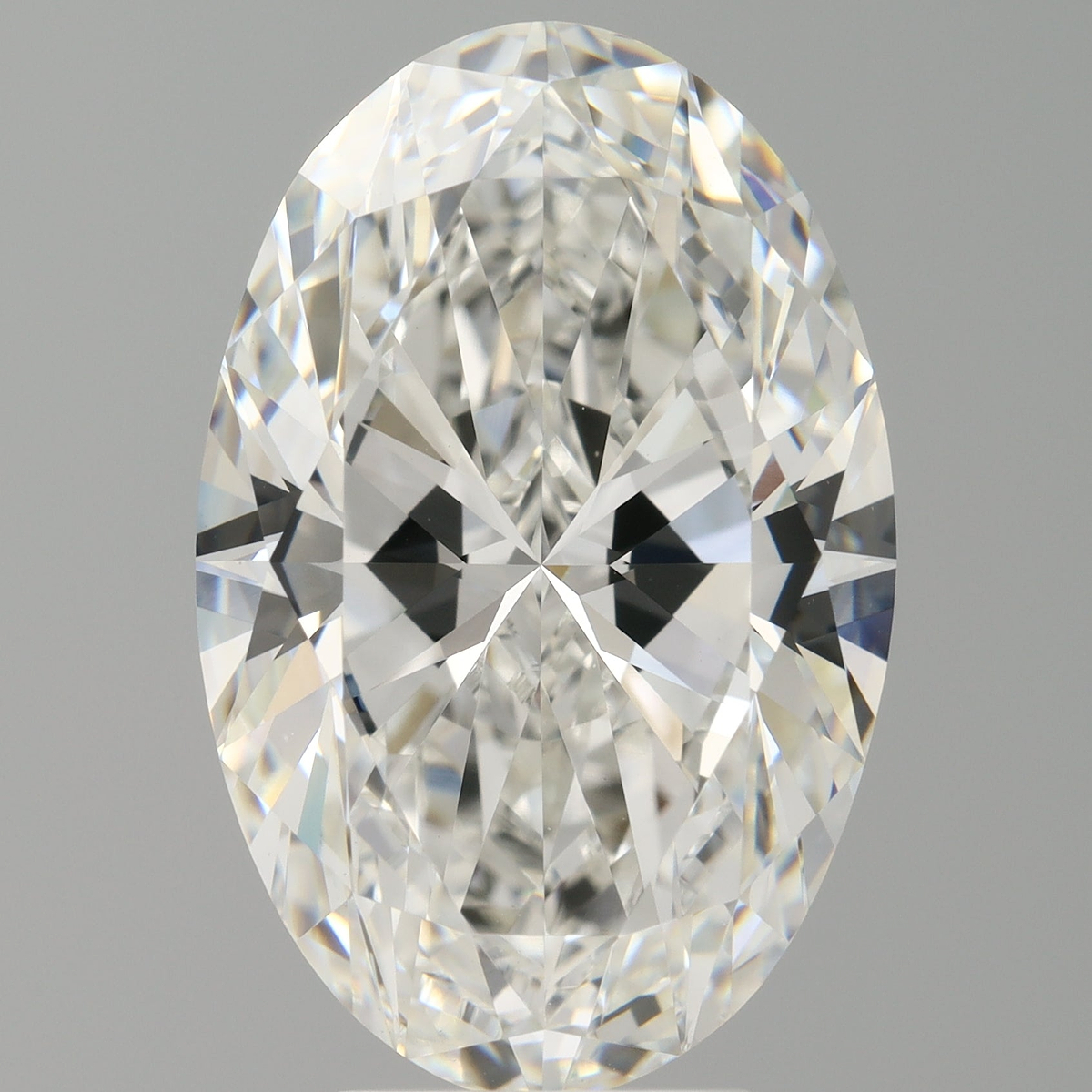 6.02 Carat Oval Shaped, Ideal Cut, F Color, VVS2 Clarity, IGI Certified Lab Grown Diamond