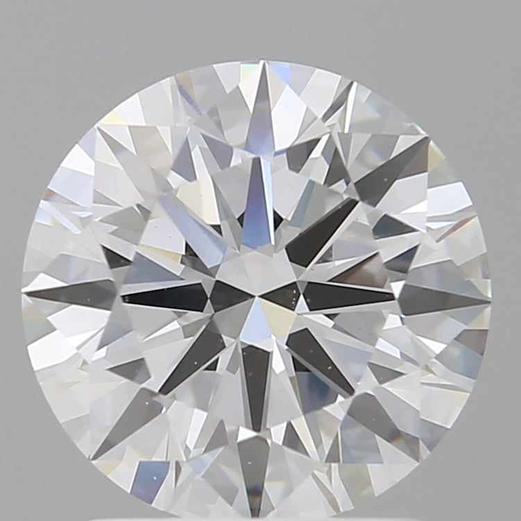 2.02 Carat Round Shaped, Ideal Cut, E Color, VVS2 Clarity, IGI Certified Lab Grown Diamond