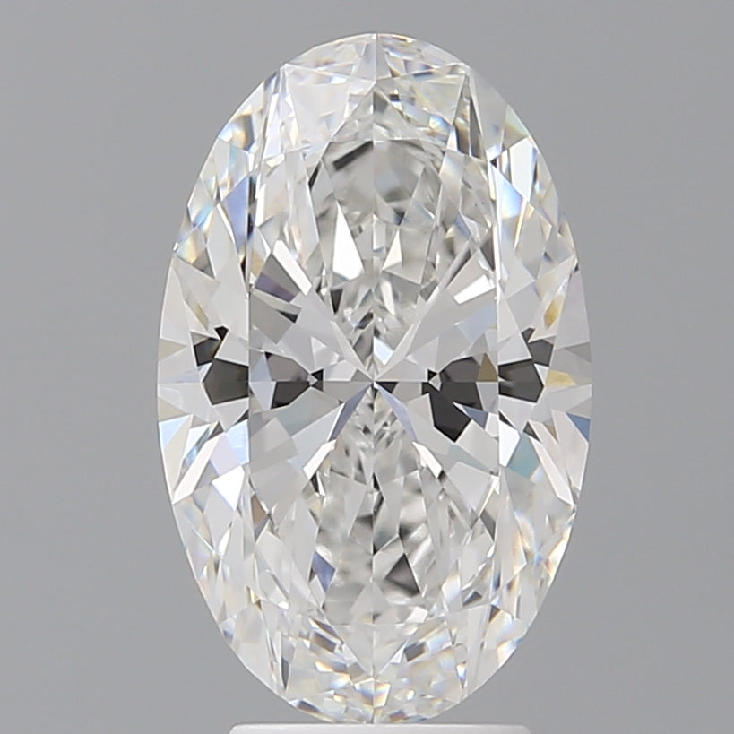 4.09 Carat Oval Shaped, Ideal Cut, E Color, VVS2 Clarity, IGI Certified Lab Grown Diamond