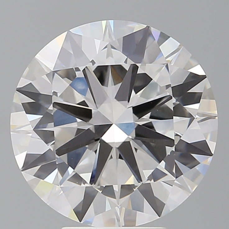 6.04 Carat Round Shaped, Excellent Cut, E Color, VVS2 Clarity, IGI Certified Lab Grown Diamond