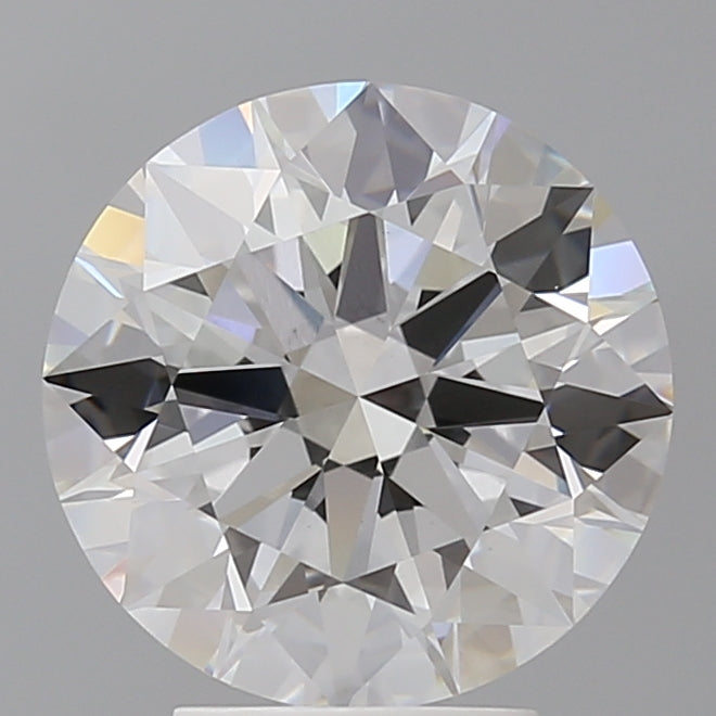 4.03 Carat Round Shaped, Ideal Cut, E Color, VVS2 Clarity, IGI Certified Lab Grown Diamond