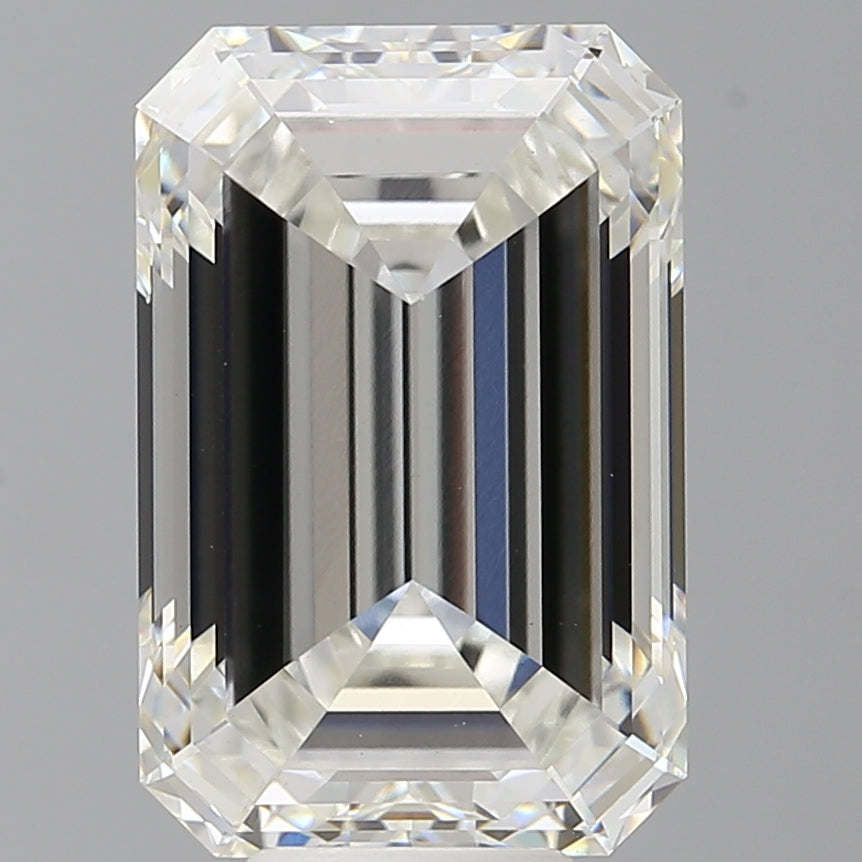 9.05 Carat Emerald Shaped, Ideal Cut, G Color, VS1 Clarity, IGI Certified Lab Grown Diamond