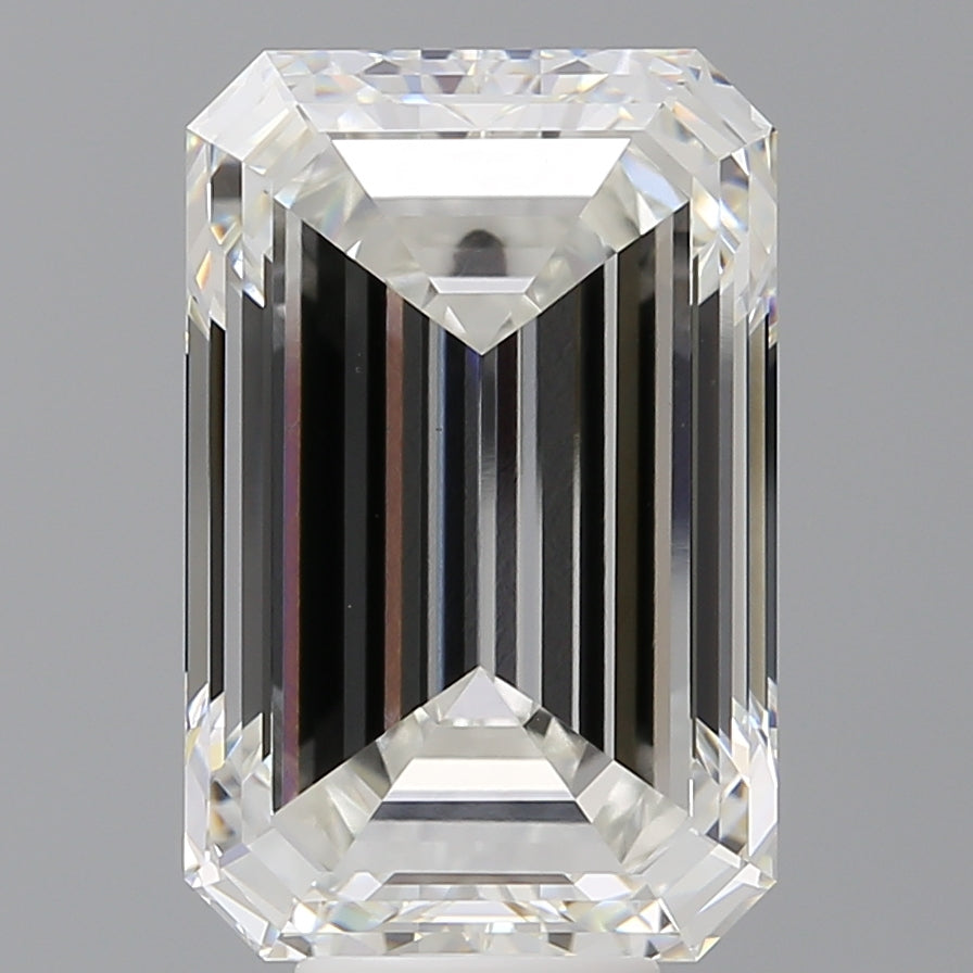 9.59 Carat Emerald Shaped, Excellent Cut, G Color, VS1 Clarity, IGI Certified Lab Grown Diamond
