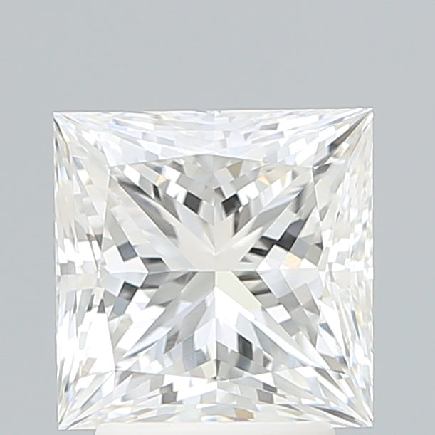 3.20 Carat Princess Shaped, Ideal Cut, F Color, VVS2 Clarity, IGI Certified Lab Grown Diamond