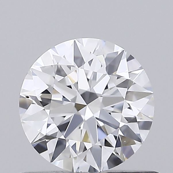 0.53 Carat Round Shaped, Ideal Cut, D Color, VVS2 Clarity, IGI Certified Lab Grown Diamond