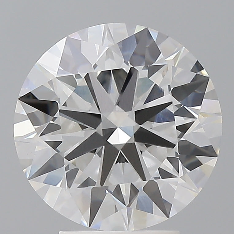 4.09 Carat Round Shaped, Ideal Cut, E Color, VVS2 Clarity, IGI Certified Lab Grown Diamond