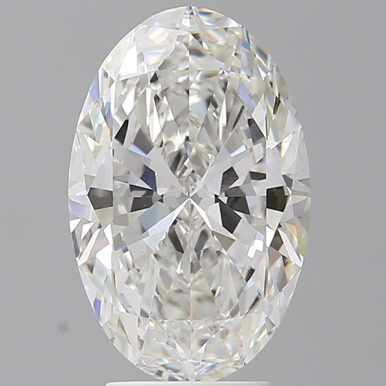 4.05 Carat Oval Shaped, Ideal Cut, E Color, VVS2 Clarity, IGI Certified Lab Grown Diamond