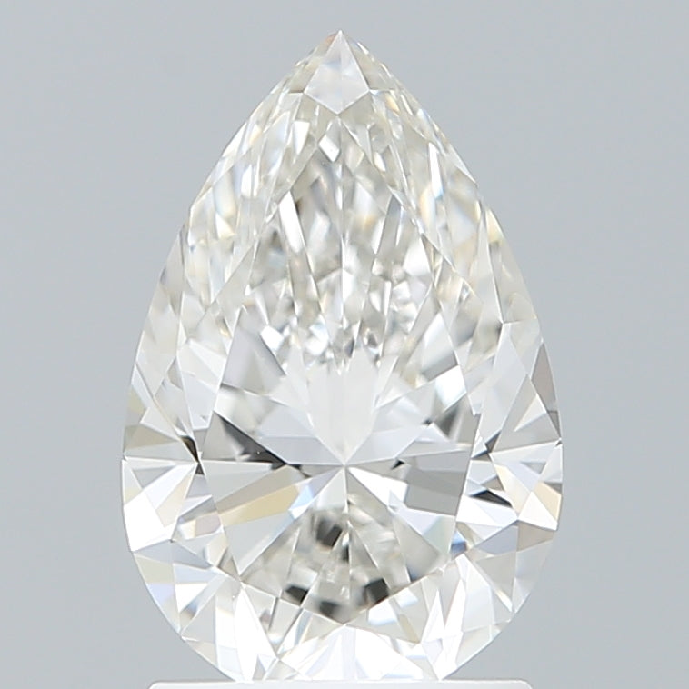 1.76 Carat Pear Shaped, Ideal Cut, F Color, VVS2 Clarity, IGI Certified Lab Grown Diamond