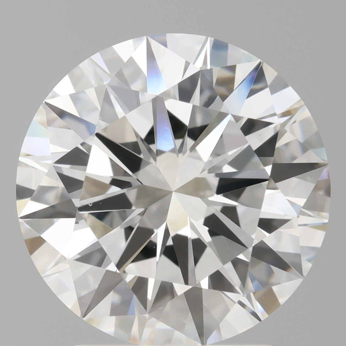 3.00 Carat Round Shaped, Excellent Cut, E Color, VVS2 Clarity, IGI Certified Lab Grown Diamond
