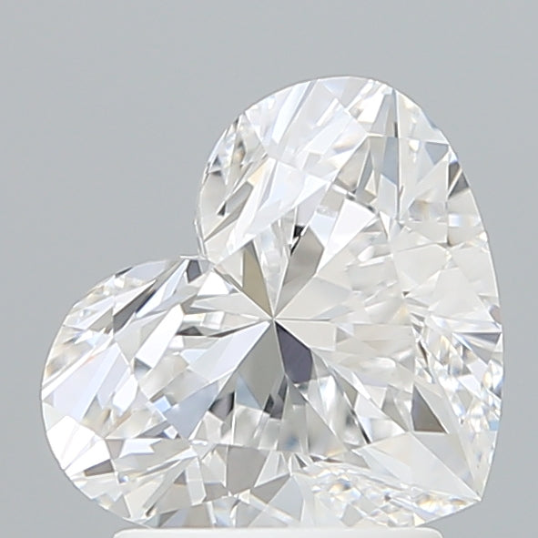 2.18 Carat Heart Shaped, Ideal Cut, D Color, VVS2 Clarity, IGI Certified Lab Grown Diamond