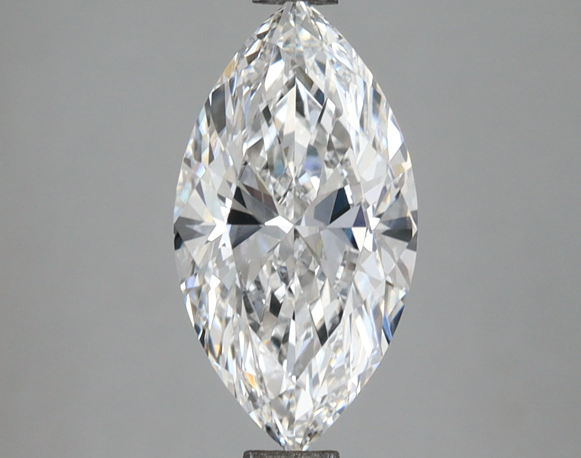 2.02 Carat Marquise Shaped, Ideal Cut, D Color, VVS1 Clarity, IGI Certified Lab Grown Diamond