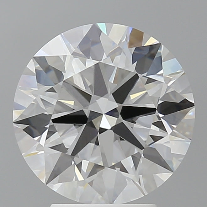 4.05 Carat Round Shaped, Ideal Cut, F Color, VVS2 Clarity, IGI Certified Lab Grown Diamond