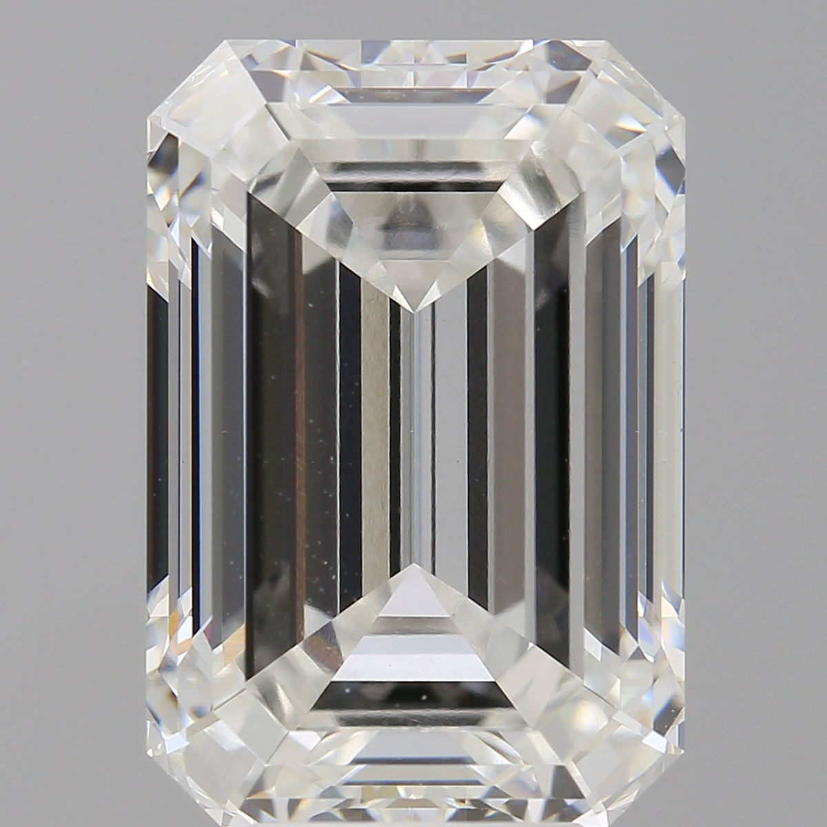 8.03 Carat Emerald Shaped, Ideal Cut, F Color, VVS2 Clarity, IGI Certified Lab Grown Diamond