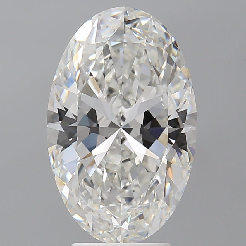 4.59 Carat Oval Shaped, Ideal Cut, F Color, VVS2 Clarity, IGI Certified Lab Grown Diamond
