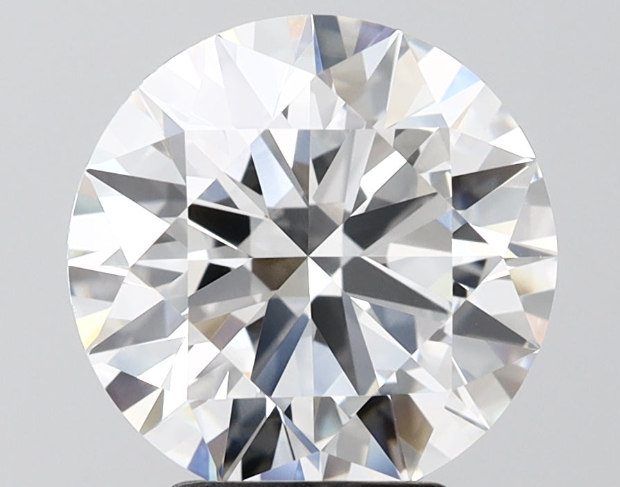4.06 Carat Round Shaped, Ideal Cut, F Color, VVS2 Clarity, IGI Certified Lab Grown Diamond