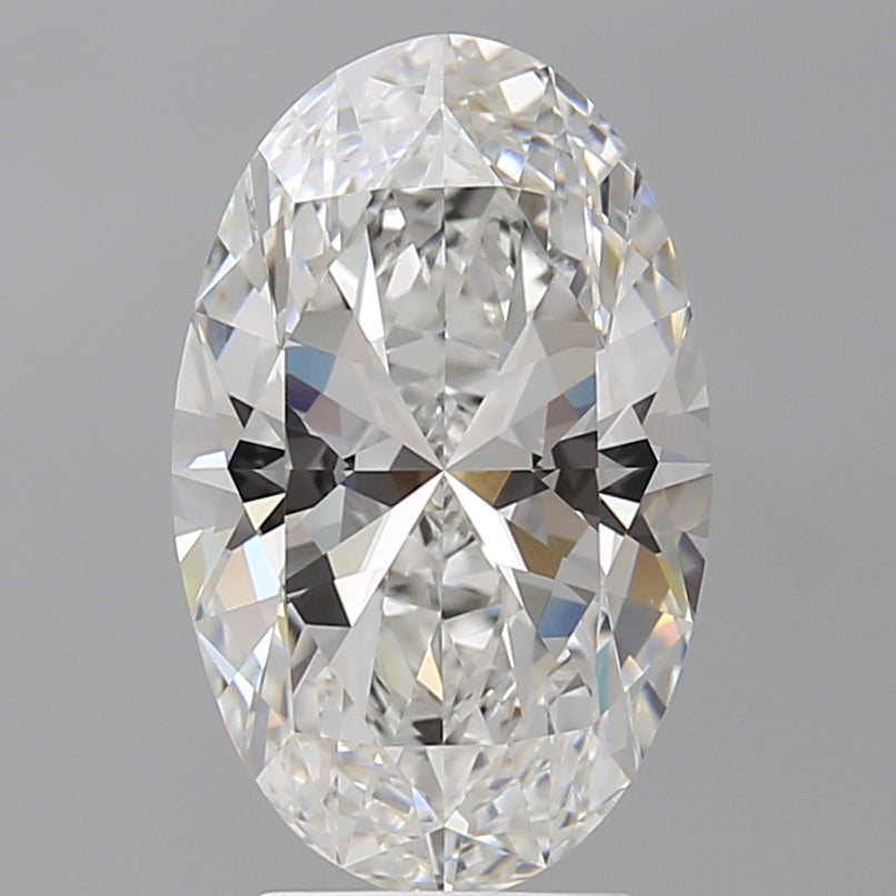 4.02 Carat Oval Shaped, Ideal Cut, E Color, VVS2 Clarity, IGI Certified Lab Grown Diamond