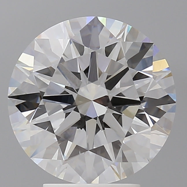 4.09 Carat Round Shaped, Ideal Cut, E Color, VVS2 Clarity, IGI Certified Lab Grown Diamond