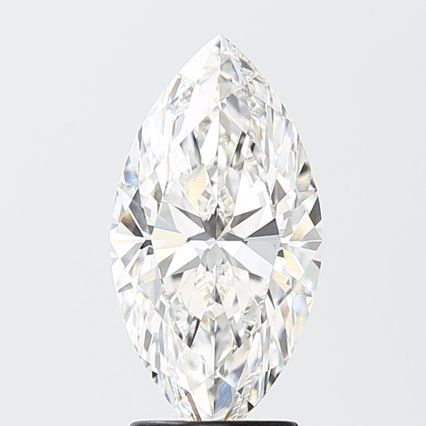3.05 Carat Marquise Shaped, Ideal Cut, F Color, VS1 Clarity, IGI Certified Lab Grown Diamond