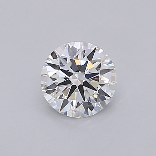 0.55 Carat Round Shaped, Ideal Cut, D Color, VVS2 Clarity, IGI Certified Lab Grown Diamond