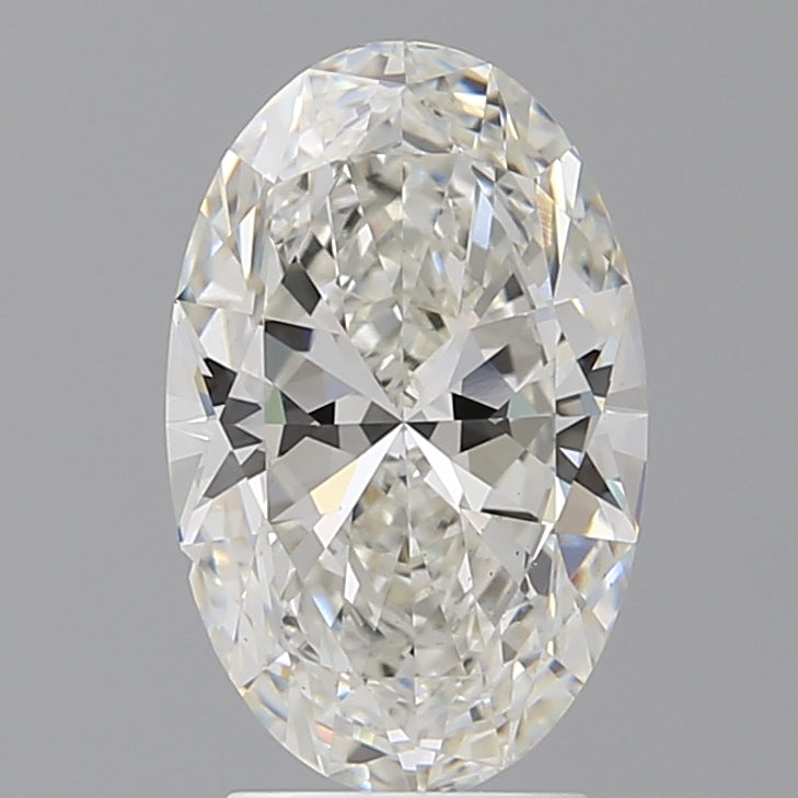 3.06 Carat Oval Shaped, Ideal Cut, G Color, VS1 Clarity, IGI Certified Lab Grown Diamond