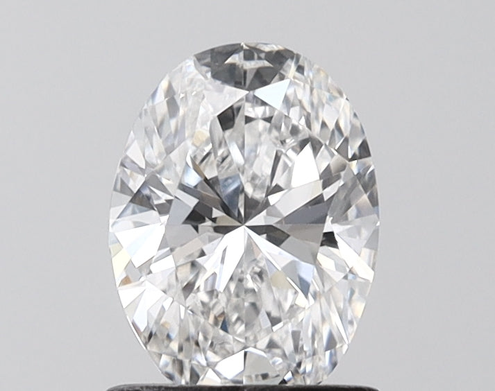 1.02 Carat Oval Shaped, Ideal Cut, D Color, VVS2 Clarity, IGI Certified Lab Grown Diamond