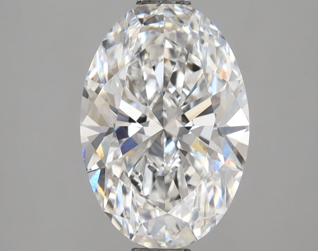 2.52 Carat Oval Shaped, Ideal Cut, D Color, VS1 Clarity, IGI Certified Lab Grown Diamond